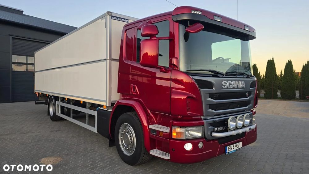 Scania P280 Euro 6 4x2 kurierka regulowany kontener 18 palet super stan niski przebieg! godna uwagi! - 34