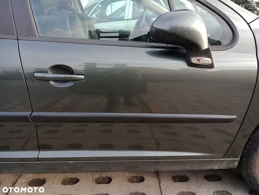 PEUGEOT 207 5d drzwi prawe przednie prawy przód EZQC - 2