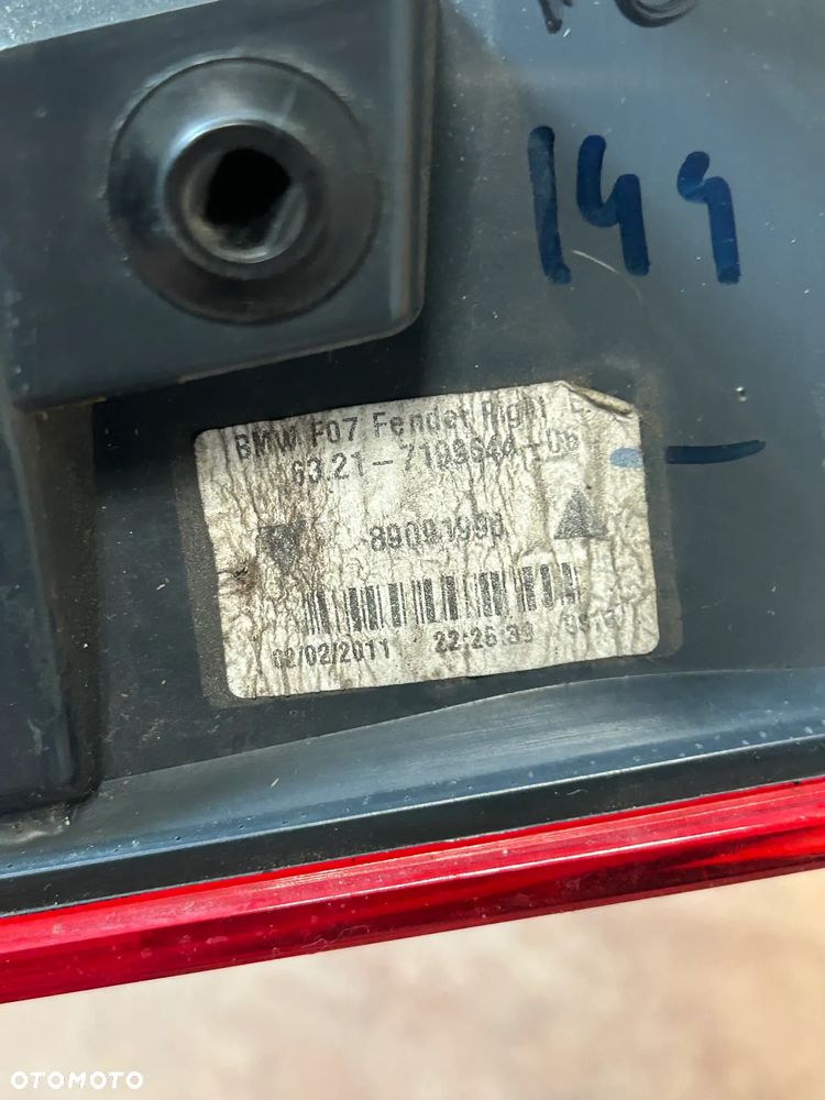 LAMPA BMW F07 5GT EU PRAWY TYŁ 7199644 - 3