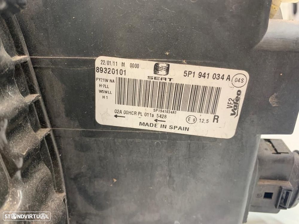 FAROL DIREITO SEAT LEON 2011 -5P1941034A - 8