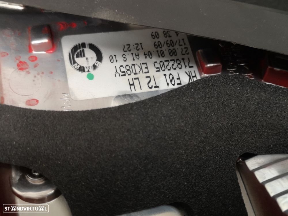 Farolim traseira esquerda Led no mala BMW7 F01 F02 2008-2012 - 5