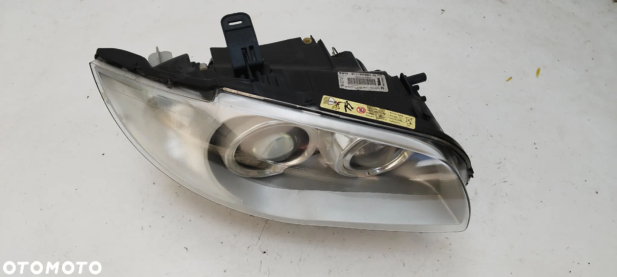 BMW 1 E87 E88 2006-2007 Bi Xenon Skrętny Prawy Idealny Oryginał 6952604 - 06 - 1