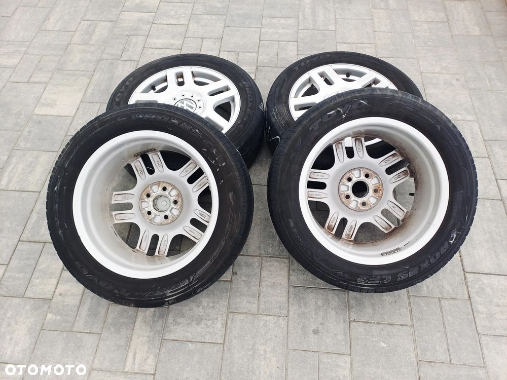 FELGI Z OPONAMI KOŁA ALUMINIOWE VW GOLF IV R16 5X100 ET42 57.1 mm OPONY TOYO PROXES CF2 205/55 R16 LATO NR27 - 11