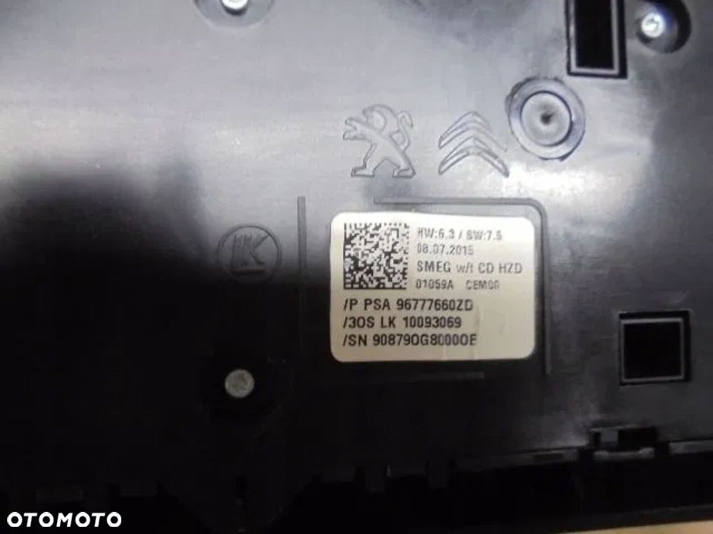 PEUGEOT 308 T9 RADIO NAWIGACJA MONITOR KOMPLET - 3