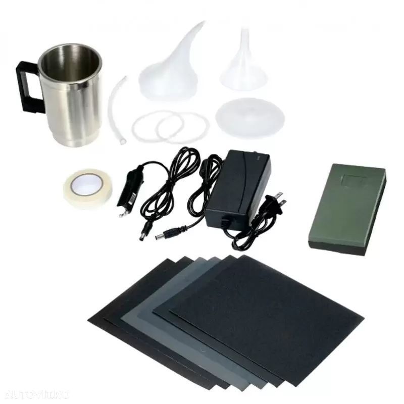 Kit polimerizare restaurare faruri auto cu polimer lichid 600 ml Nou - 5