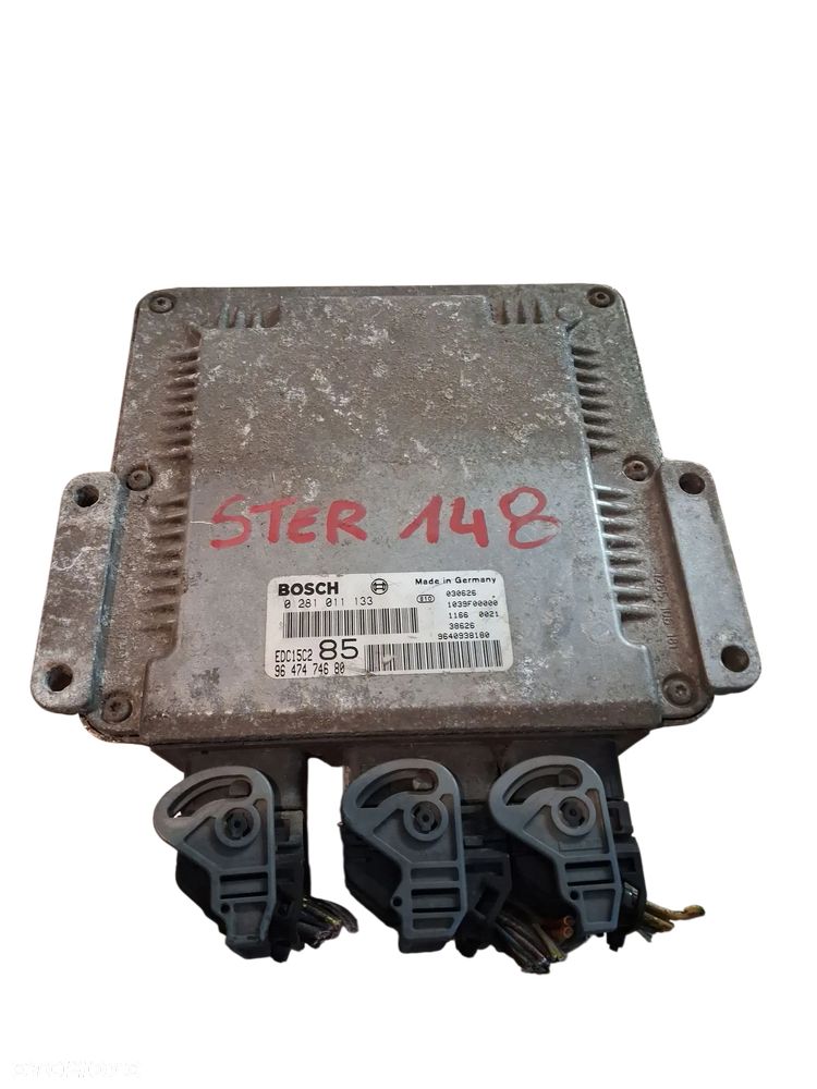 Sterownik KOMPUTER SILNIKA ECU PEUGEOT CITROEN 9648636580 - 1