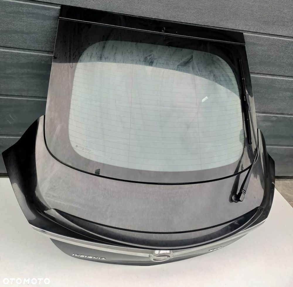 KLAPA BAGAZNIKA KOMPLETNA  -OPEL INSIGNIA A  HATCHBACK /2010 R./CZARNA-Z22C - 1