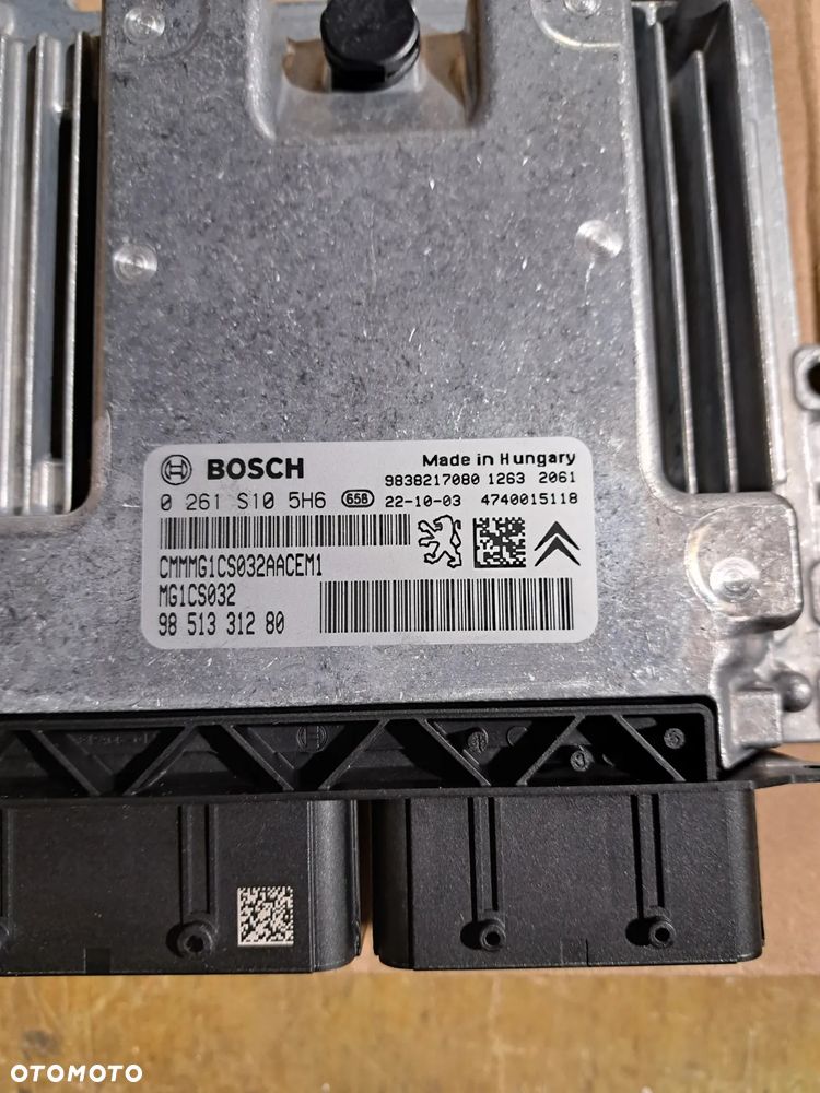 Komputer sterownik silnika ECU PSA Opel Peugeot Citroen 1675653780 9838217080 9851331280 0261S105H6 - 4