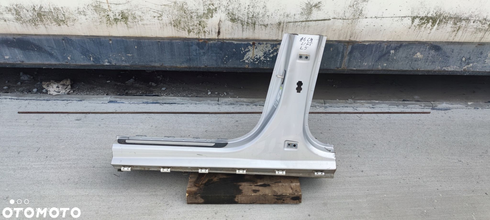 ĆWIARTKA PRÓG SŁUPEK B LEWY AUDI A6 C7 LIFT LX7W - 1