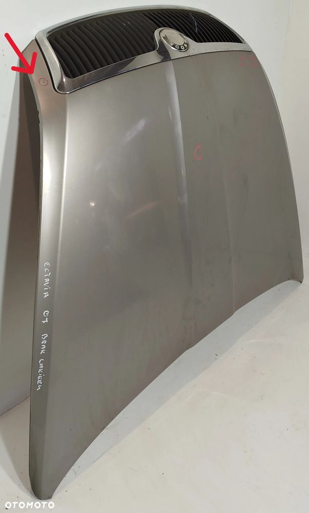 maska pokrywa silnika grill SKODA OCTAVIA II 04-08 - 3