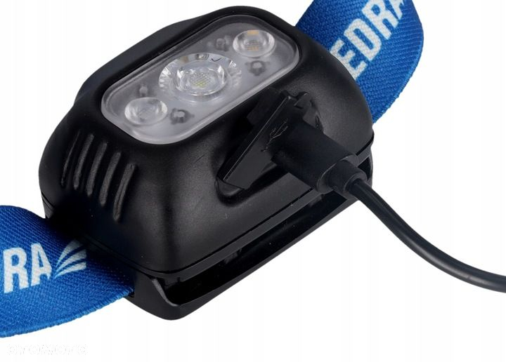 DEDRA LATARKA CZOŁOWA AKUMULATOROWA 1800MAH 650LM CZUJNIK RUCHU NA GŁOWĘ - 6