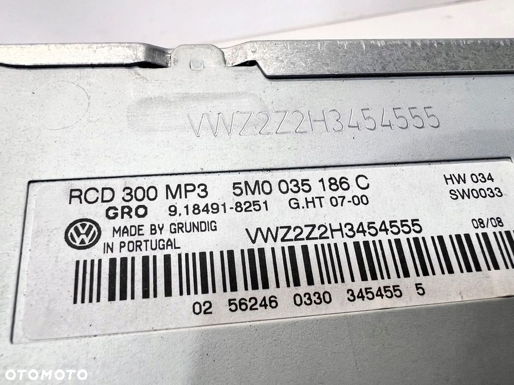 RADIO VW TIGAUN 5M0035186C - 2
