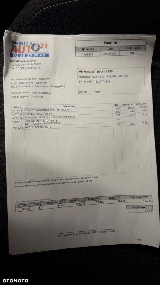 Peugeot 308 BlueHDi 120 EAT6 Stop & Start Active Business-Paket - 25