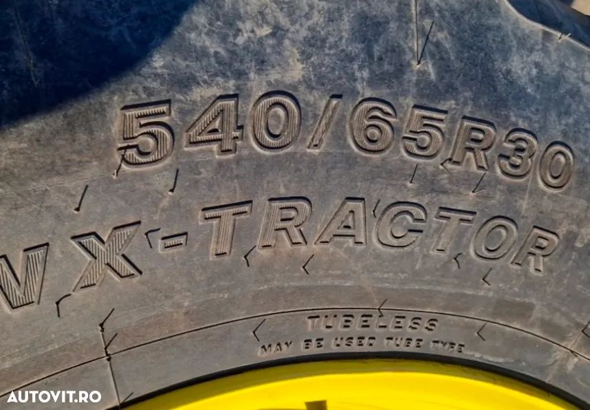 Cauciuc Tractor  Nou Bridgestone , 540/65R30, Inclusiv Jante - 2