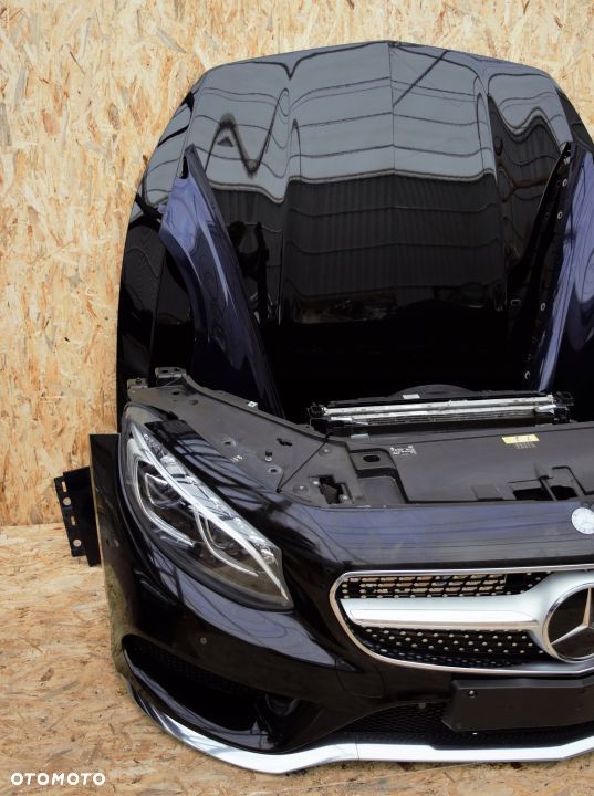 MERCEDES S COUPE W217 PRZÓD ZDERZAK BŁOTNIKI LAMPY - 2
