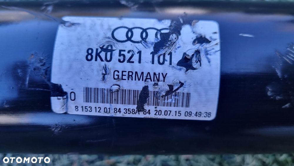 Wał napędowy Audi A4 B8 Avant LIFT 12-15r 8K0521101 - 3