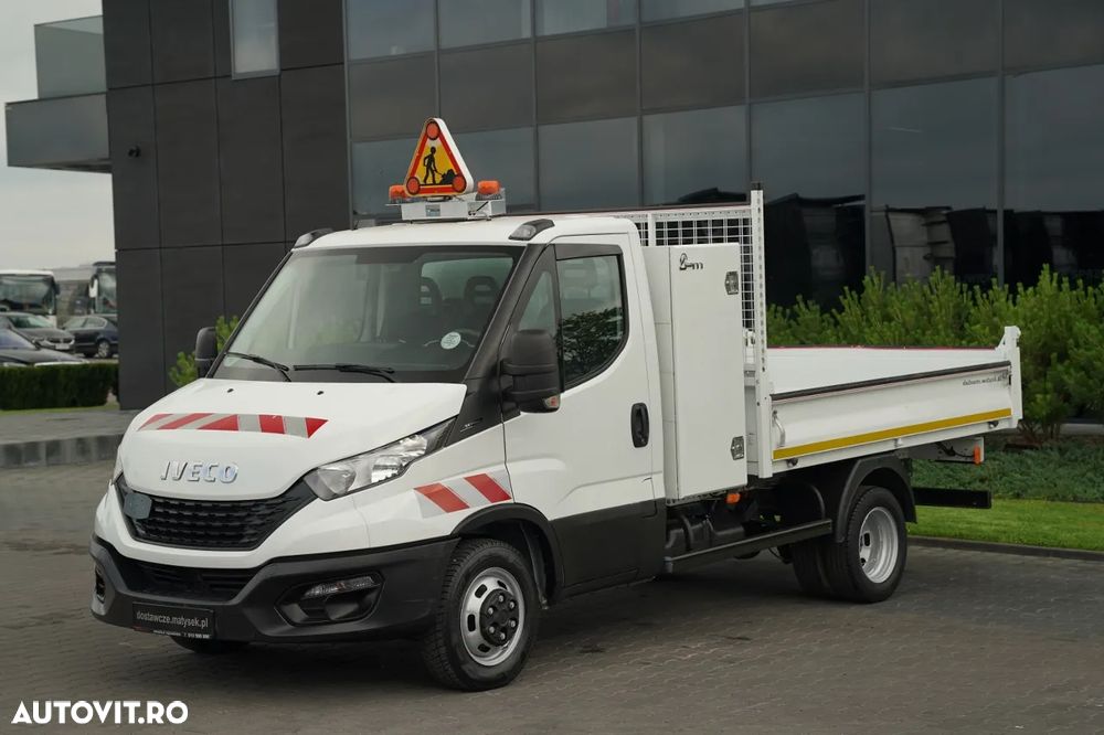 Iveco DAILY 35-140 / BASCULATOR DIN OȚEL + HDS HMF HYFA / CAPACITATE MAXIMĂ DE RIDICARE 430 KG / EXTENSIE MAXIMĂ 2 M / DUBLU / EURO 6 - 11