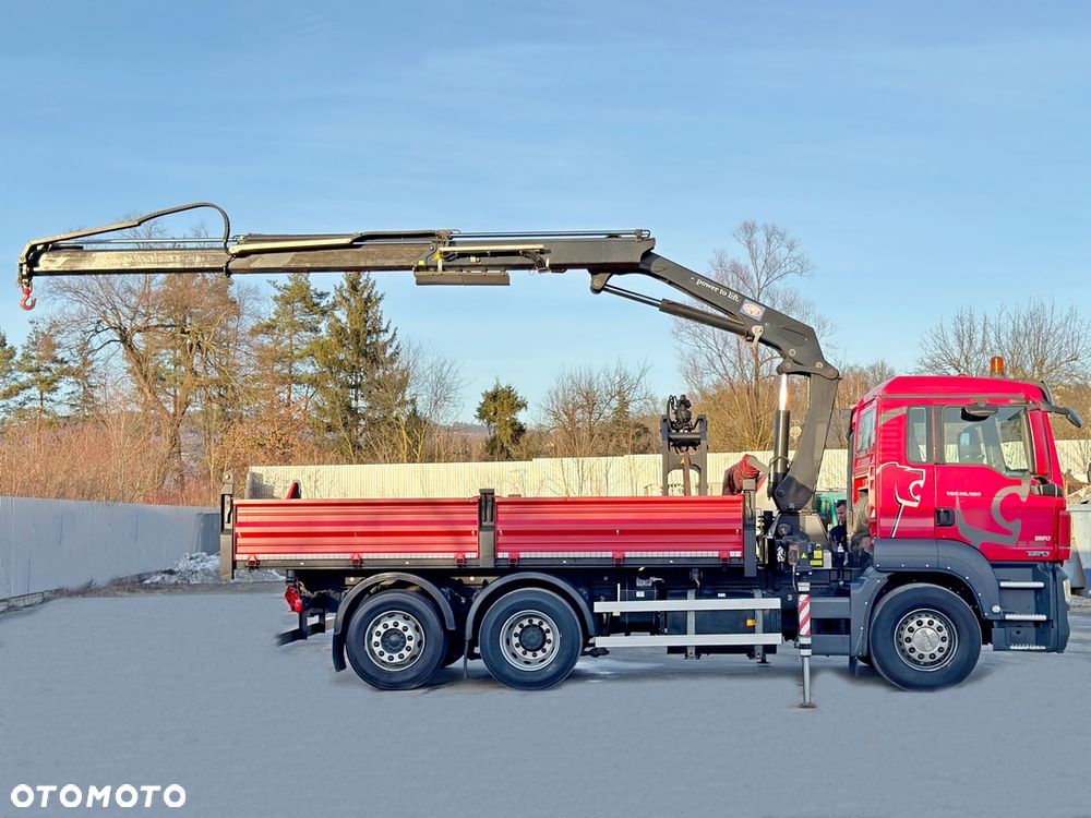 MAN TGS 26.360 * WYWROTKA 5,15m + BORDMATIC + HMF 1420 K2 + PILOT / 6x2 - 6