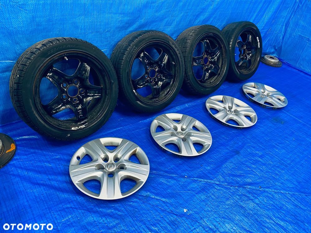 KOŁA STRUKTURALNE KOŁPAKI CZUJNIKI KOŁO 17 FELGA 17" x 7J  5X120 ; 67,1mm ET41 KOMPLET ; OPONY ZIMA ZIMOWE ; OPEL INSIGNIA A ; 2170103 ORYGINAŁ - 2
