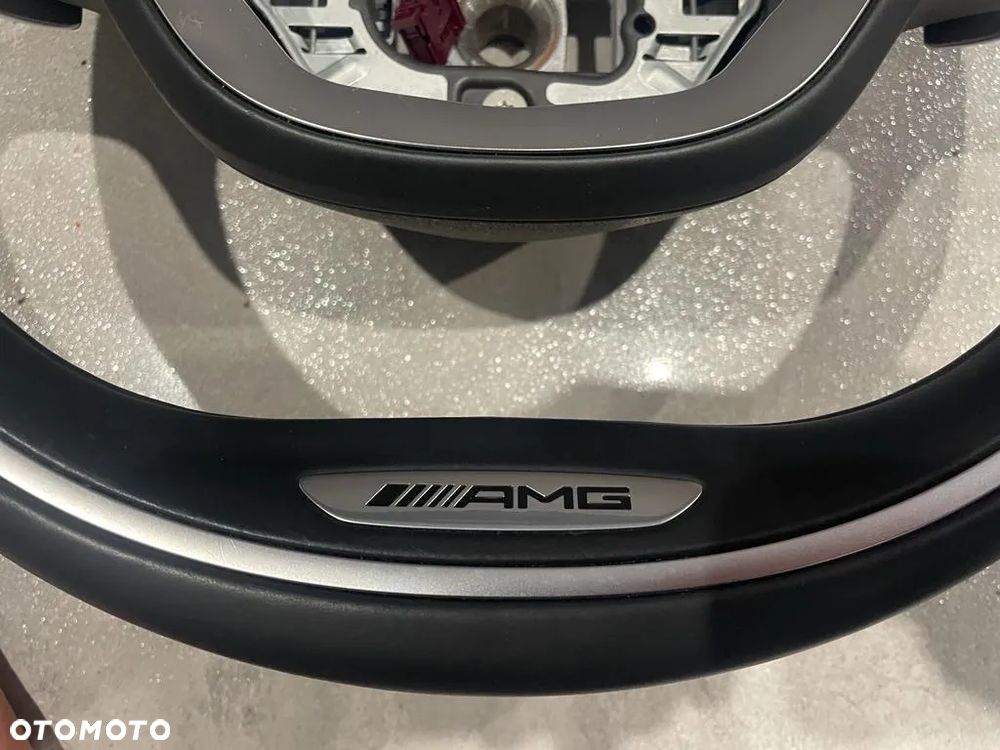 kierownica skora alcantara lopatki 63 65 amg 63amg idealna mercedes w222 w217 - 5