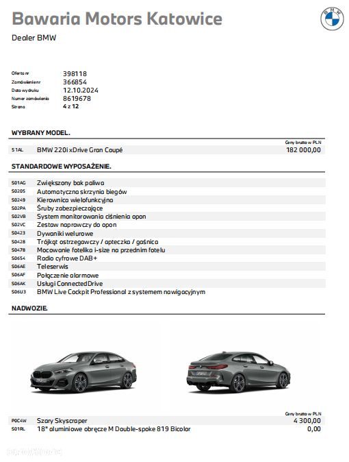 BMW Seria 2 220i xDrive M Sport - 23