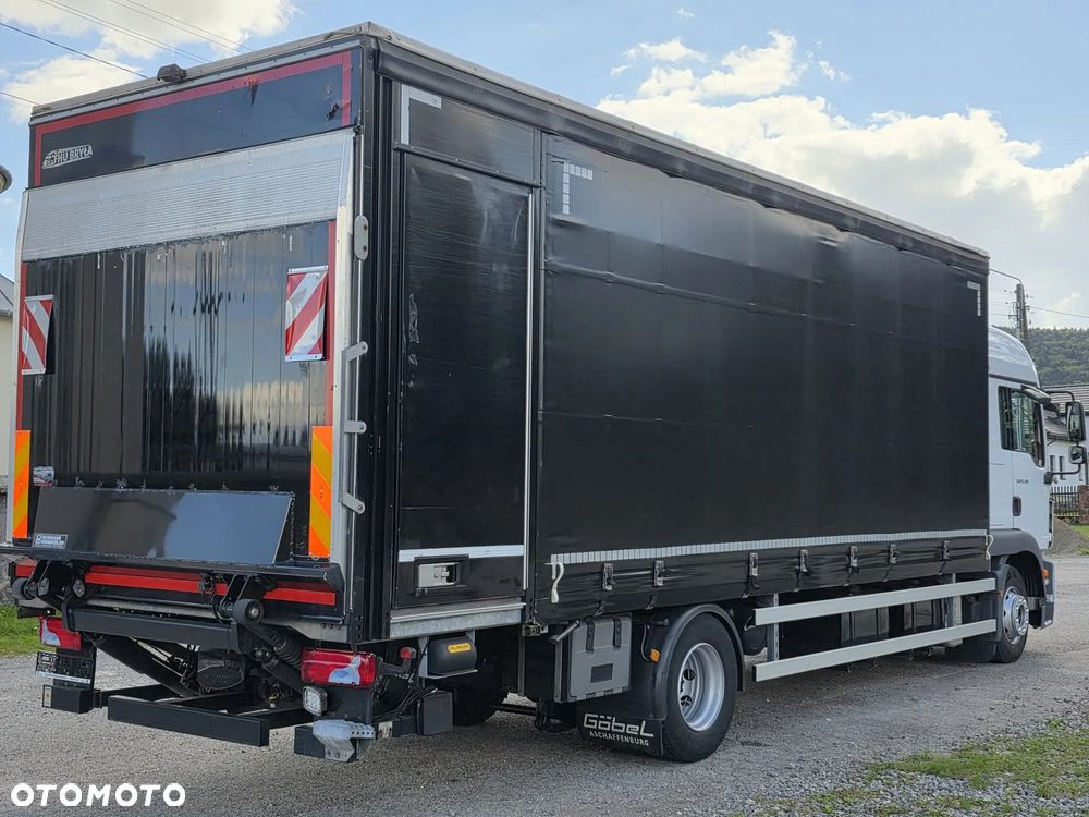 MAN TGM 15.290 / BURTO-FIRANKA / AUTOMAT / CAŁY NA PODUSZKACH / KLIMA POSTOJOWA /18EURO PALET / SPROWADZONY  / E6 / LIFT  / WINDA / - 5