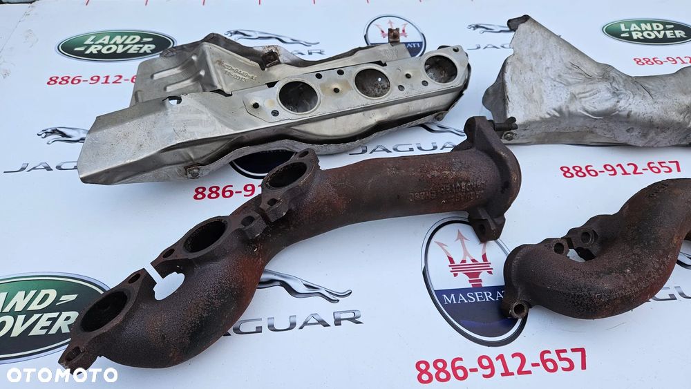 Jaguar XJ 351 3.0 SC 306PS 340 KM 5.0 508PN 385 KM 5.0 SC 510KM 508PS kolektor wydechowy Osłona termiczna kolektora - 2