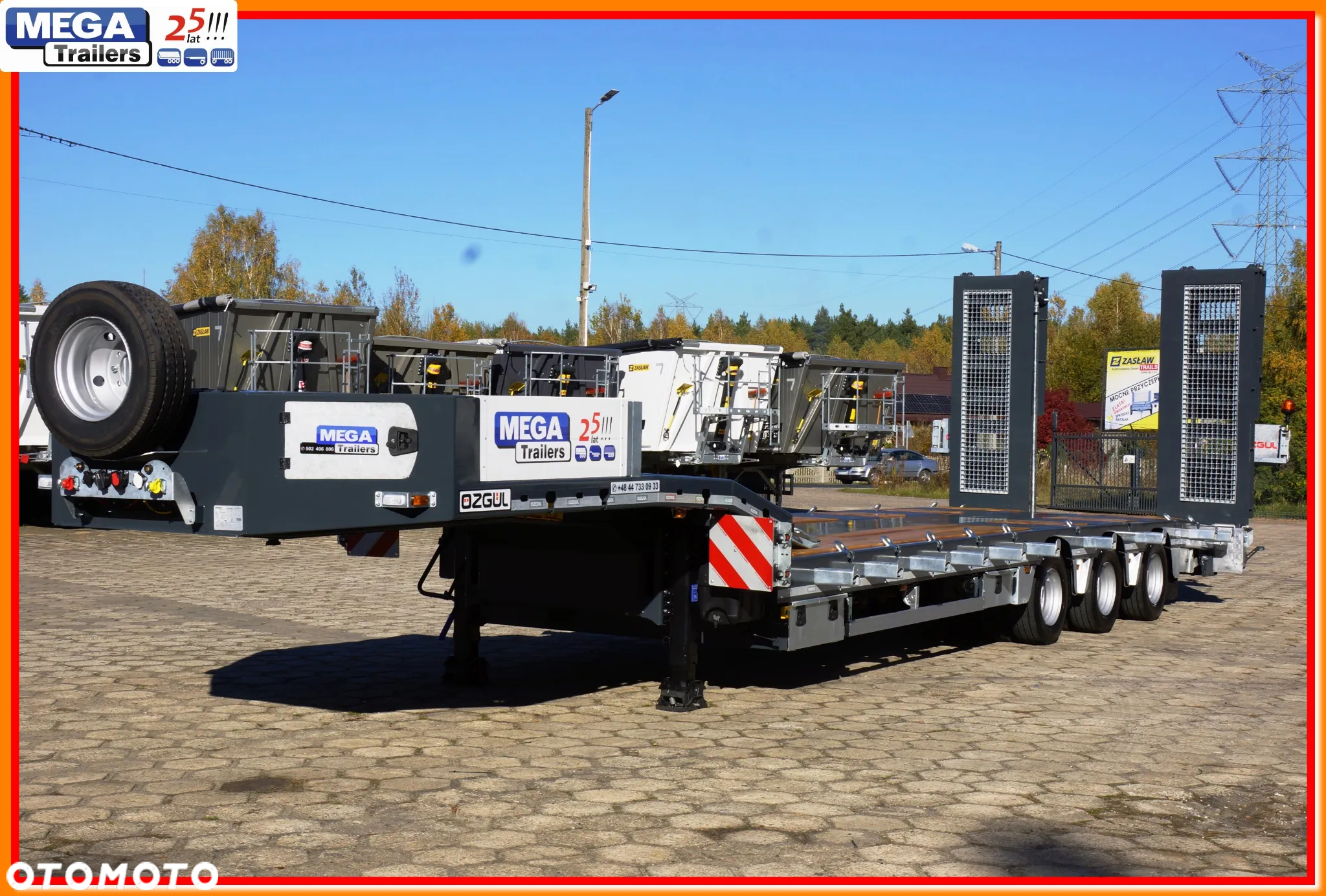 Mega SEMIK 3-osie,  do ciągnika 6x4,  ład. 46 Ton HOMOLOGACJA COC (UE) !!! - 13