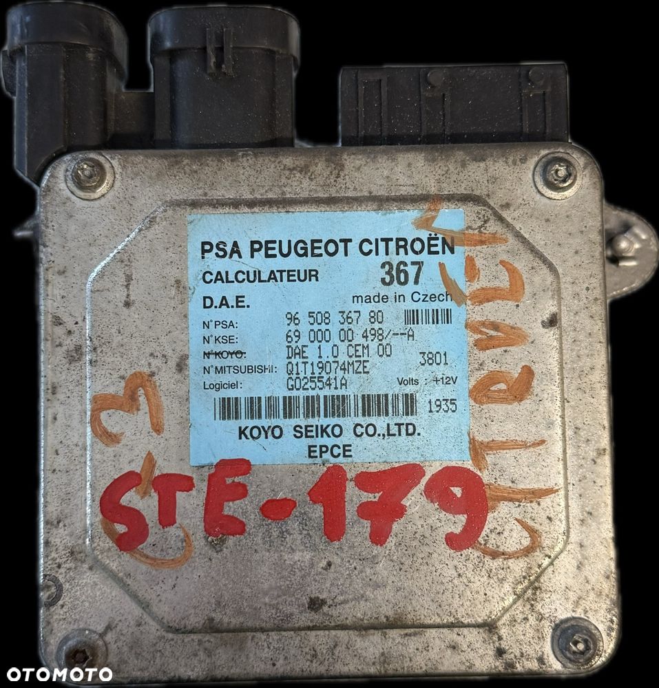 Sterownik Silnika ECU Komputer Citroen Peugeot 9650836780 - 1