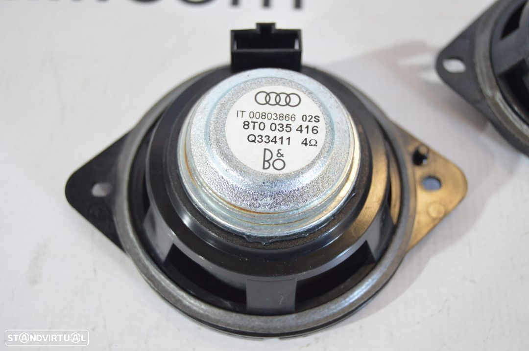 COLUNA COLUNAS SOM AMPLIFICADOR SUBWOOFER SONORO TABLIER ORIGINAL AUDI A5 8T3 SLINE S-LINE S LINE - 12