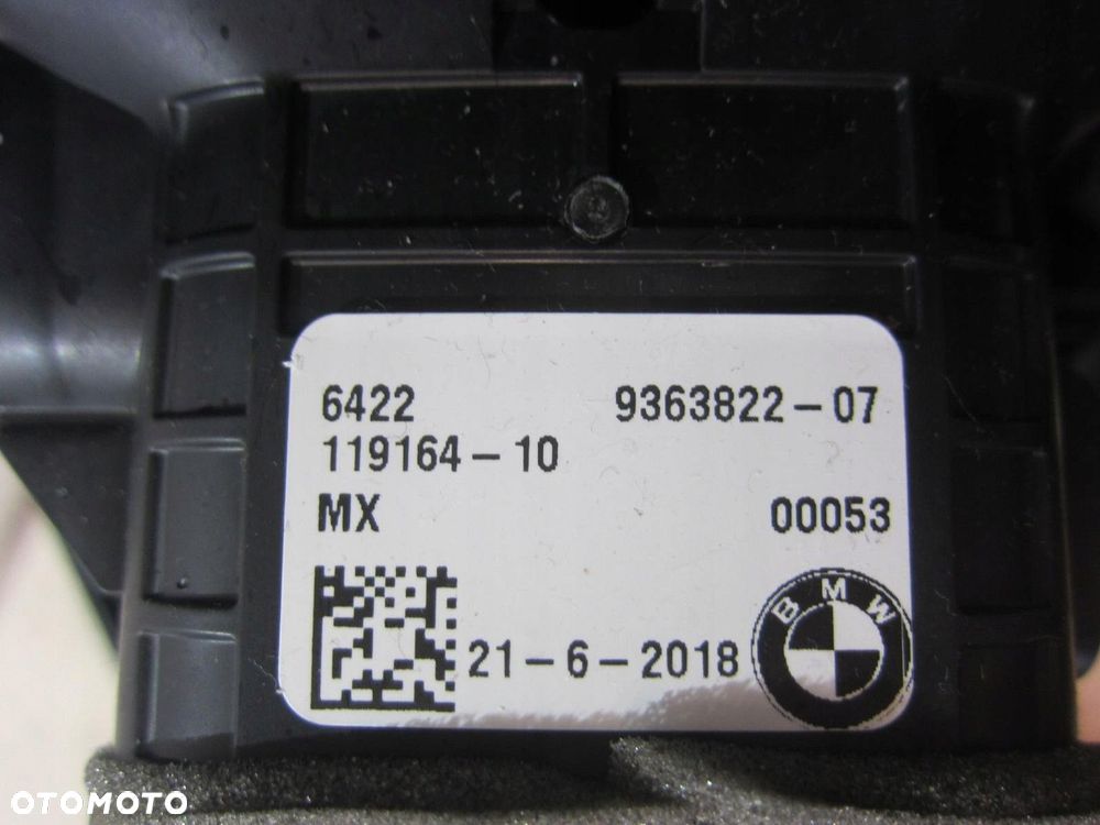 BMW X3 G01 X4 G02 KRATKA NAWIEWU TYLNA TYŁ 9363822 CZARNA 64229363822 - 13