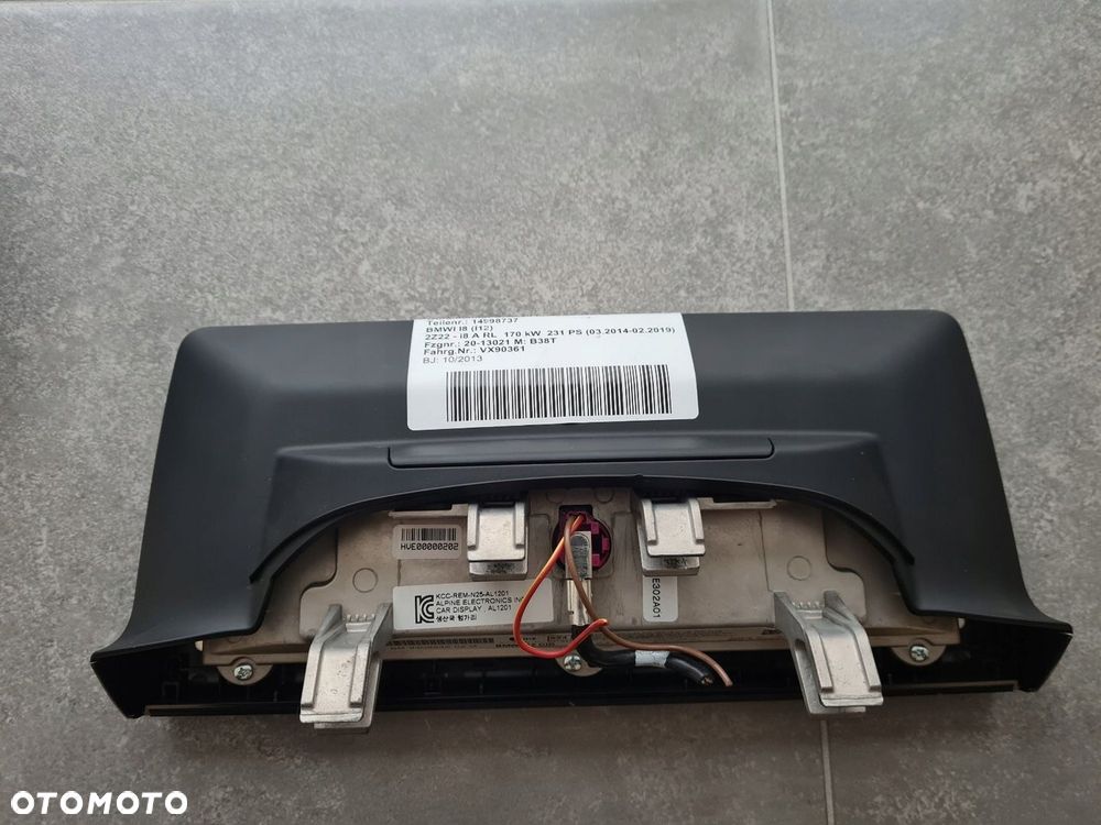BMW i8 MONITOR NAVI IDRIVE KOMPLET 9338538 9309532 9332285 - 6