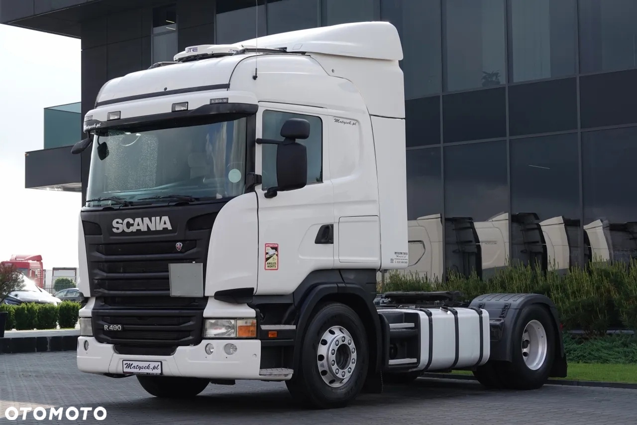Scania R 490 / RETARDER / KLIMA POSTOJOWA  / HIGHLINE / ALUFELGI /  EURO 6 / MANUAL / 2014 R / SPROWADZONY - 2