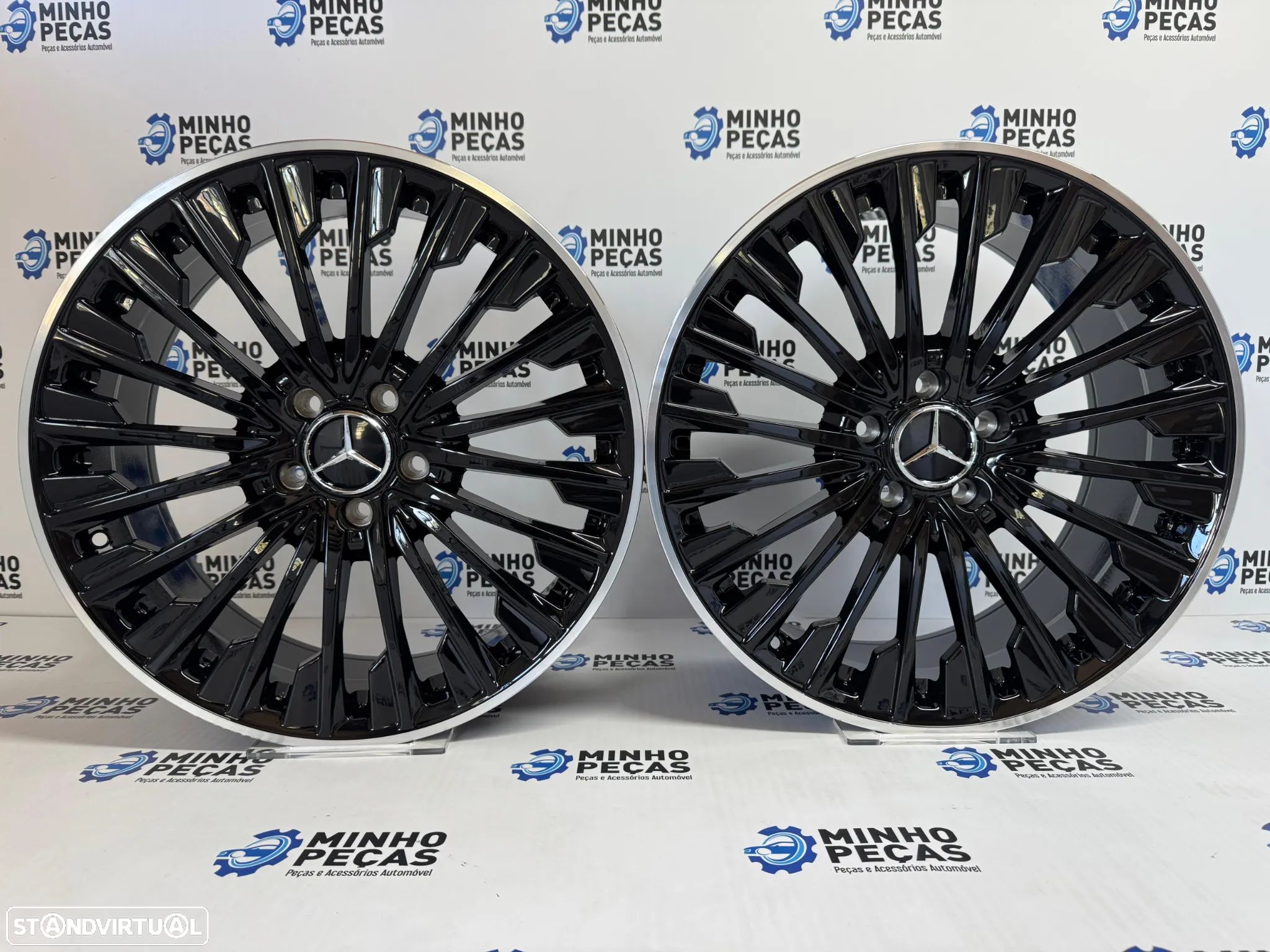 Jantes Look Mercedes New Turbine em 19 Preto Brilho - 1
