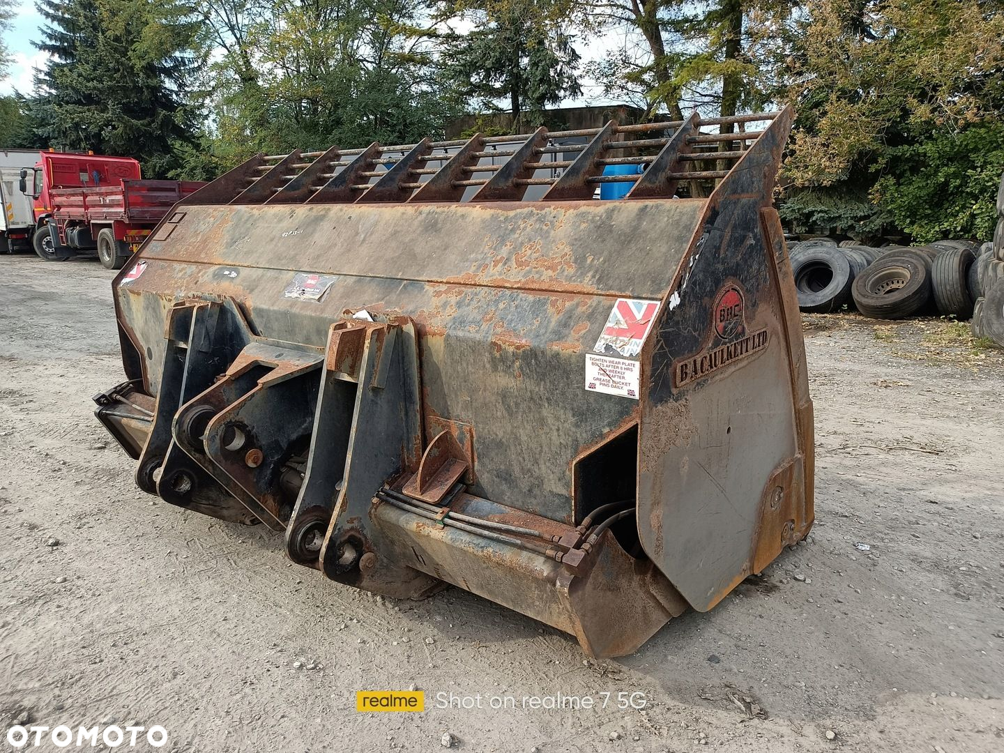 ŁYŻKA WYSOKIEGO GÓRNEGO WYSYPU DOOSAN DL 300 320 CM SZEROKA 5.8 m3 5800L - 7