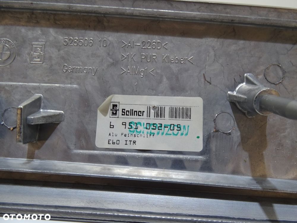 DEKORY SZCZOTKOWANE ALUMINUM BMW E60 E61 6951052 - 14