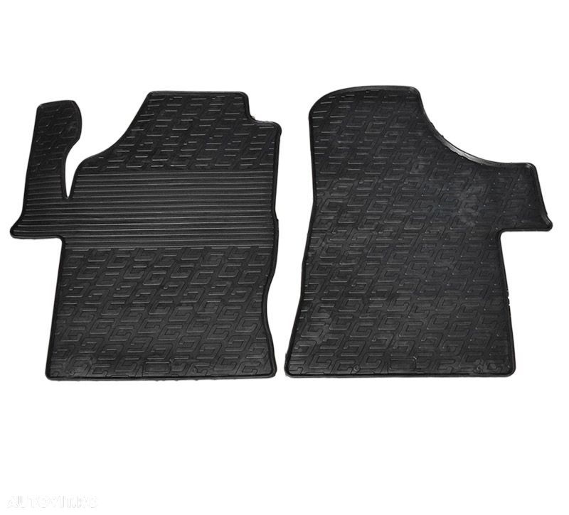 Set covorase auto din cauciuc Mercedes Viano/Vito 10.2010-2014, Negru, Gledring, 2 buc. - 1