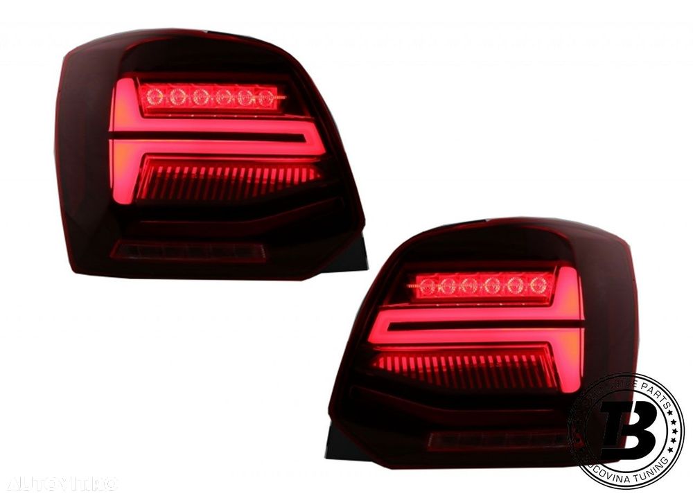 Stopuri Full LED compatibile cu VW Polo 6R 6C Vento Design - 7