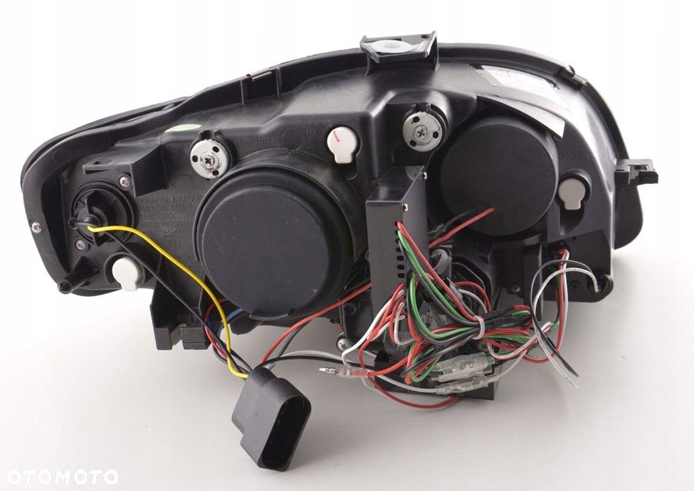 reflektor lampa l+r led tru drl black soczewka czarne audi a4 b7 8e 04-08 - 7