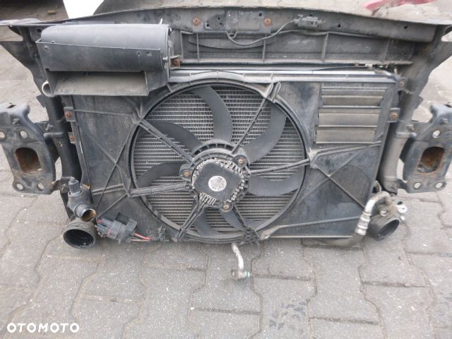 PAS PRZEDNI WZMOCNIENIE CZOŁOWE WENTYLATOR CHŁODNICA INTERCOOLER KOMPLETNY SKODA OCTAVIA II 1.9 TDI - 16