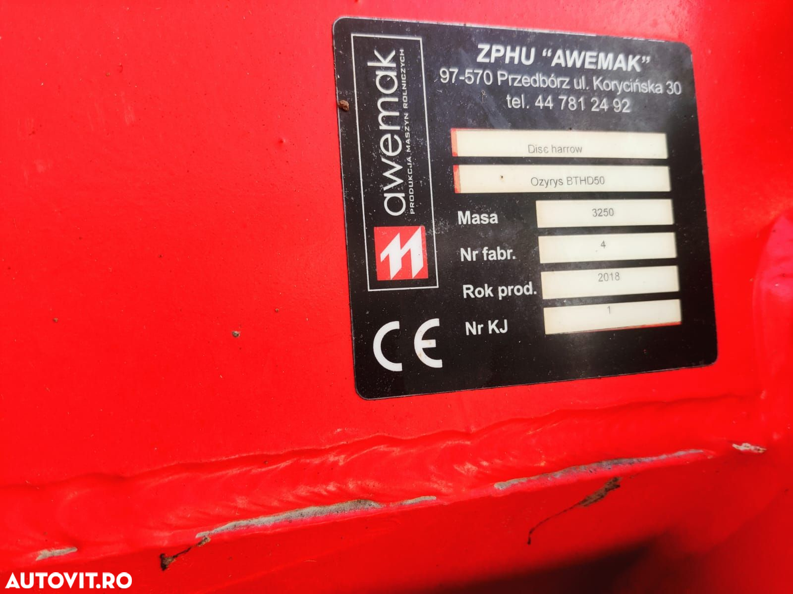 Awemak Ozyrys BTHD50 Disc - 2