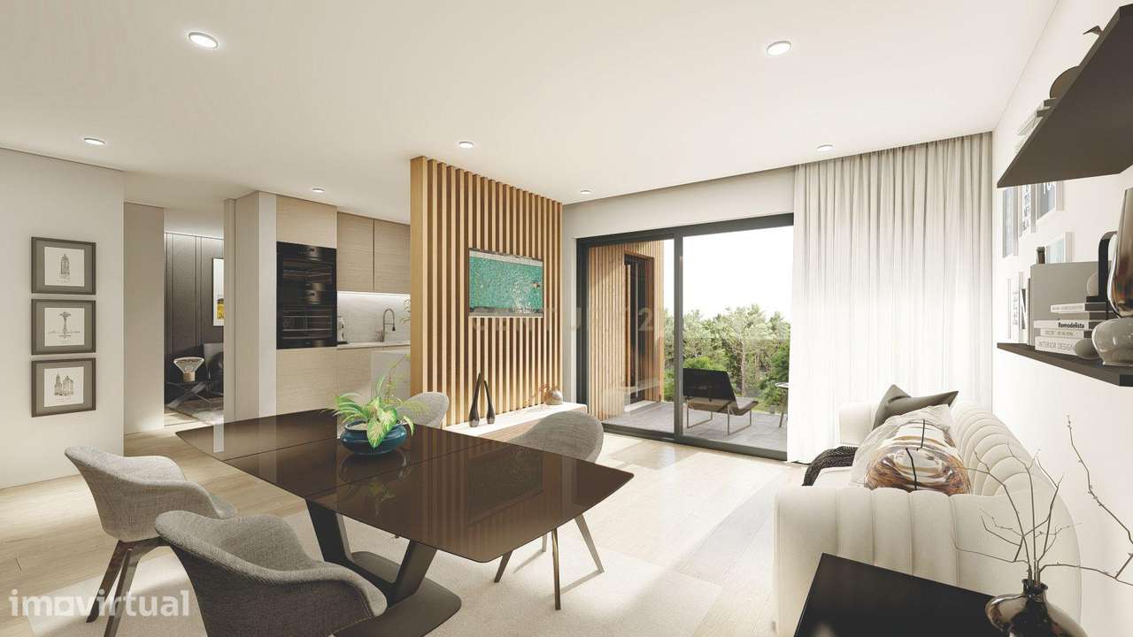 Plessis – Apartamento T2 exclusivo no último piso com terraço e piscin - Grande imagem: 3/34