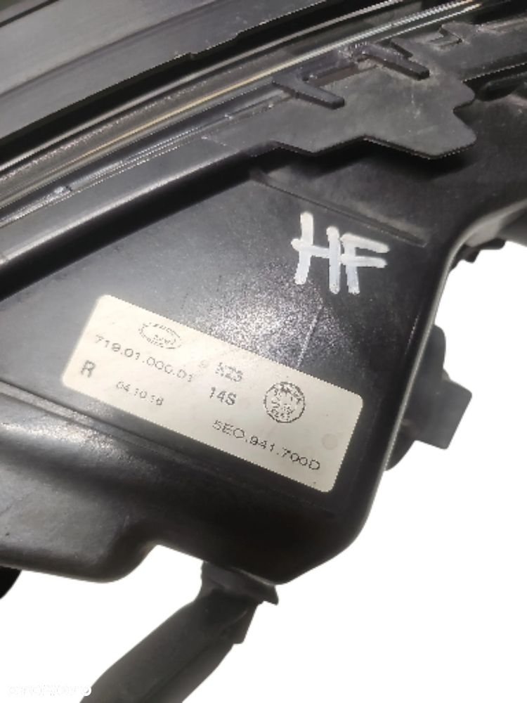 SKODA OCTAVIA III HALOGEN KRATKA LEWA LUB PRAWA 5E0941701D 5E0941700D - 3