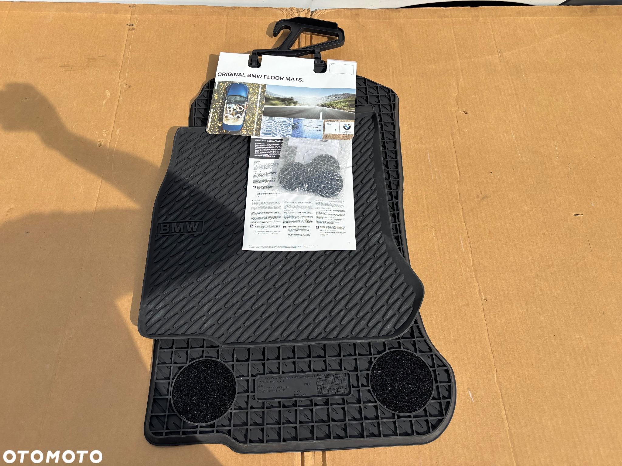 Oryginalne Nowe Dywaniki Przednie BMW 6 F06 F12 F13 2163801 LIFT I PRZED LIFT - 3