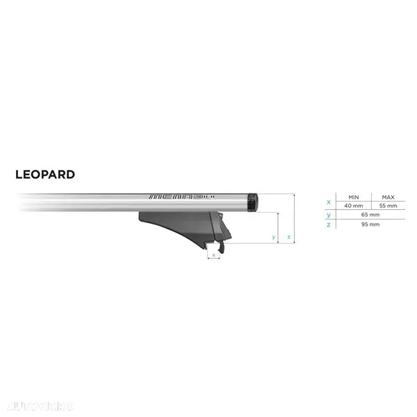 Bare transversale Menabo Leopard Silver pentru Skoda Octavia IV (NX) Wagon 2020+, Noi_Pret Importator, emitem Factura & Garantie - 7