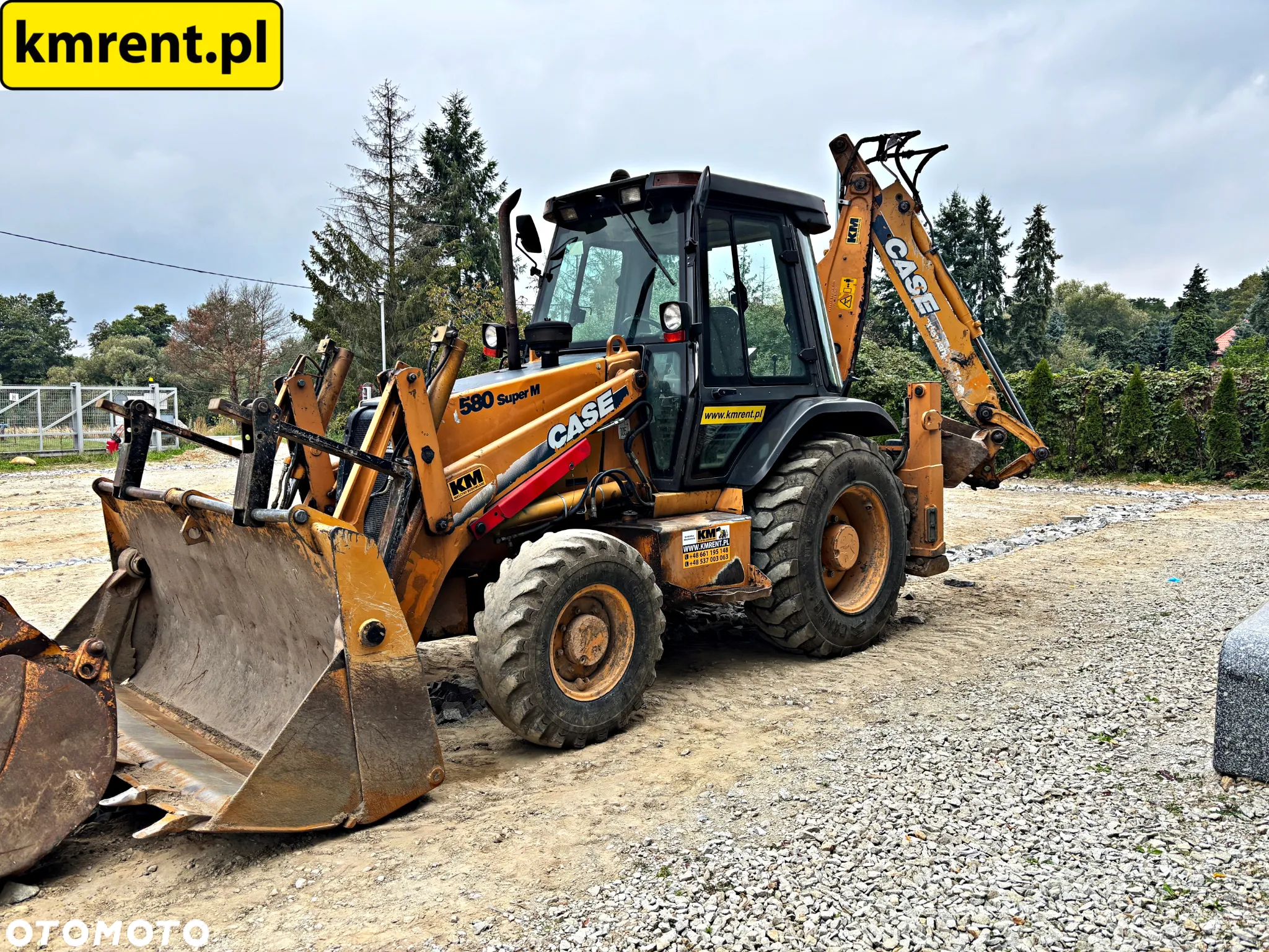 Case 580 SM KOPARKO-ŁADOWARKA 2003R. | JCB 3CX CAT 428 432 CASE 590 - 15