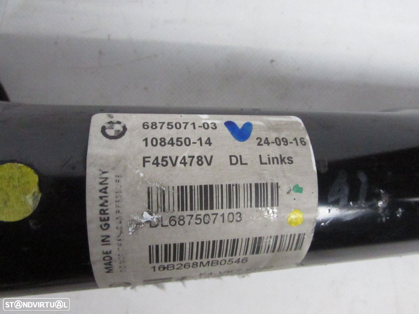 Amortecedor Elétrico "VDC" Esquerdo/Frente Seminovo/ Original BMW 2 Active Toure... - 3
