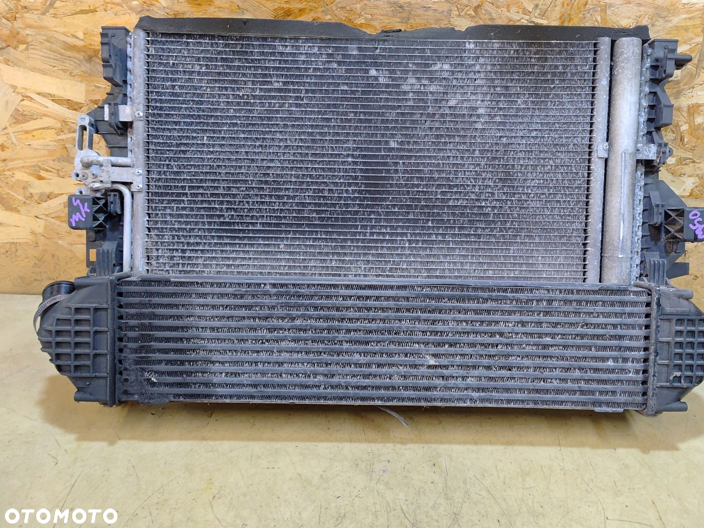 MONDEO MK4 S-MAX 2.0 TDCI CHŁODNICA WODY KLIMATYZACJI INTERCOOLER - 2