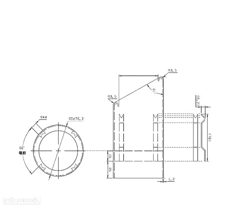 PONTEIRA DE ESCAPE BMW LOOK M POWER PERFORMANCE INOX PRETO - 3