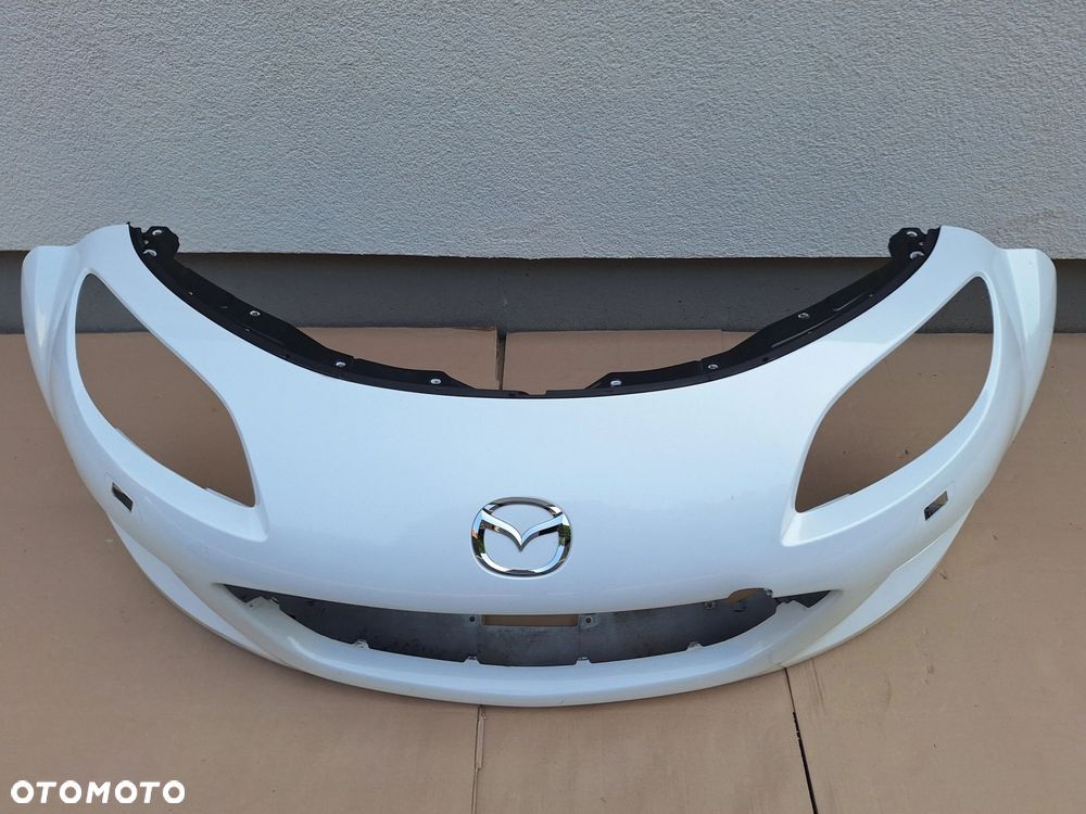 MAZDA MX-5 LIFT 12-14 CAŁY-NIE KLEJONY! BDB ZDERZAK PRZÓD PRZEDNI+WZMOCNIENIE GÓRNE ORYG MAZDA NP32-50031 WYSYŁKA 24h - 1